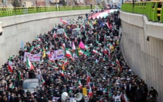 راهپیمایی پرشور ۲۲ بهمن در ایلام