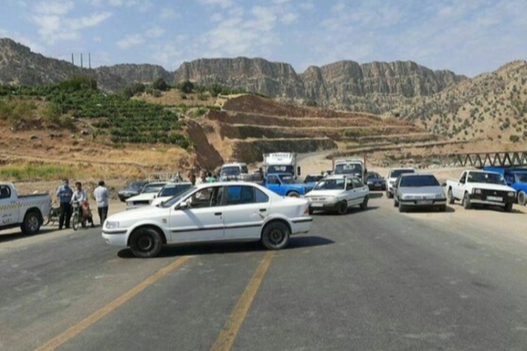 مسدود شدن مسیر سرابله- ایلام به علت عملیات عمرانی