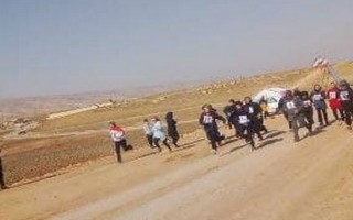 برگزاری مسابقه دو صحرانوردی بانوان