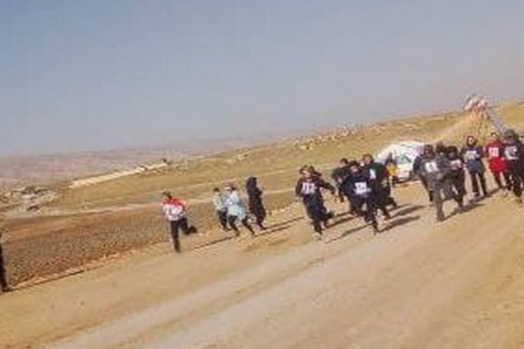 برگزاری مسابقه دو صحرانوردی بانوان