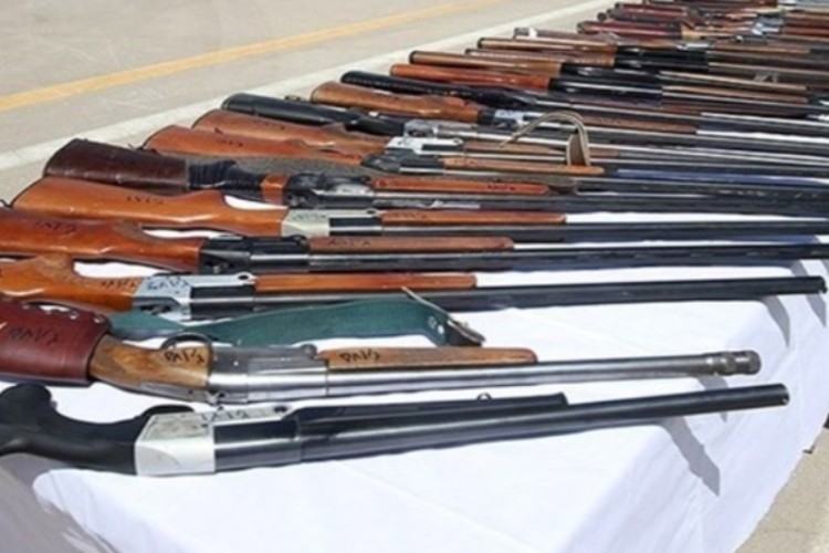 کشف و ضبط 81 قبضه سلاح جنگی و شکاری در ایلام