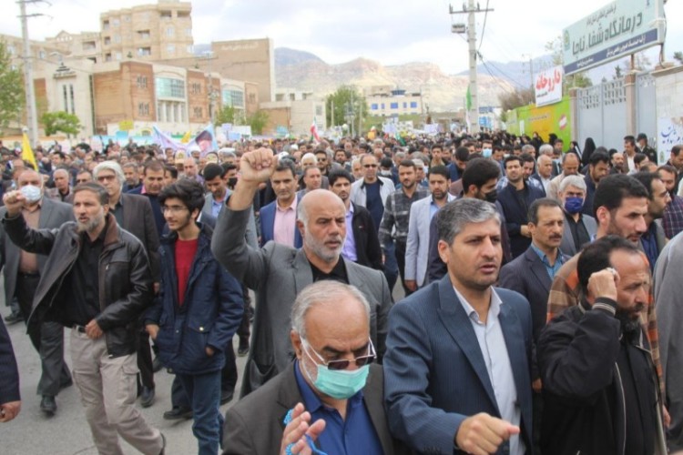 🎥 حضور مردم روزه‌دار استان ایلام در راهپیمایی روز جهانی قدس + فیلم