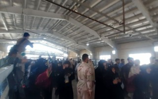 تردد روان زائران از مرز بی المللی مهران