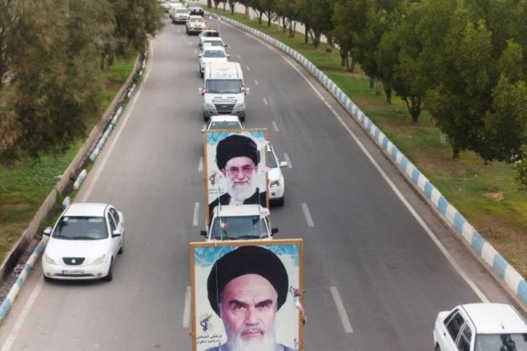 برگزاری رژه خودرویی ۱۲بهمن ۱۴۰۲ در استان ایلام