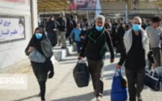 تردد ۲ میلیون و ۴۰۰ هزار زائر از مرزهای هفت‌گانه به ‌عراق